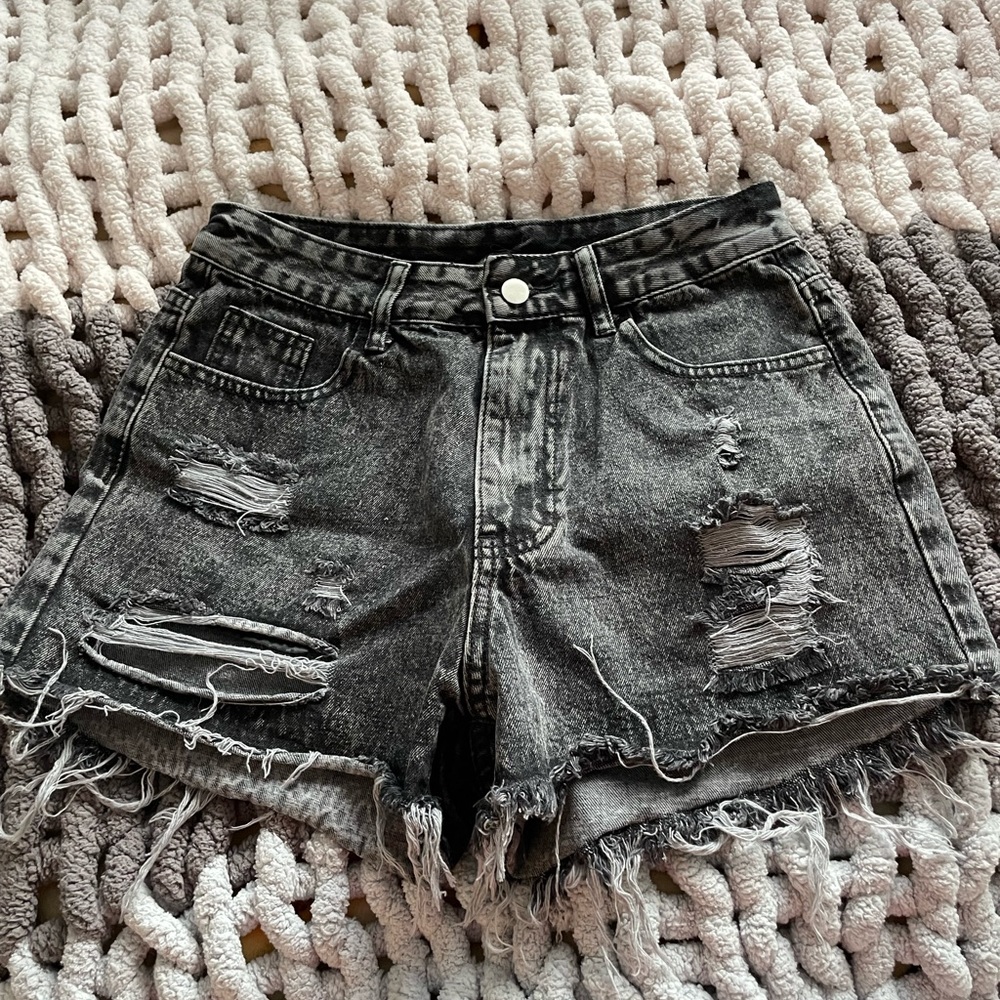 Shein High Waisted Jean Shorts